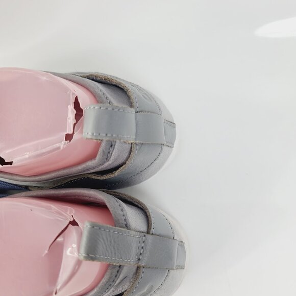 Adidas Women's Gray Blue Superstar Criss Cross Slip-On Casual Sneaker Size 8.5 - Picture 4 of 7